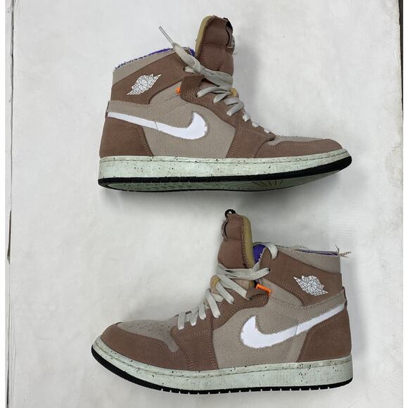 Air Jordan 1 Zoom Comfort Pink Oxford Light Chocolate CT0978-201 Men’s 10.5 - Picture 2 of 8